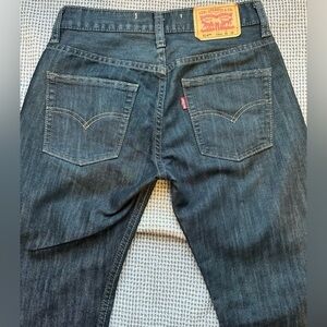 Levis 514 Straight Leg Denim Jeans. Dark blue wash Size 12 Reg youth 26x26